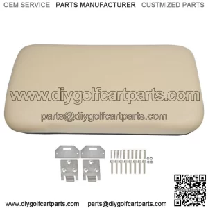 Tan Golf Cart Front Seat Bottom With Hardware for EZGO Medalist, TXT 1994-2013