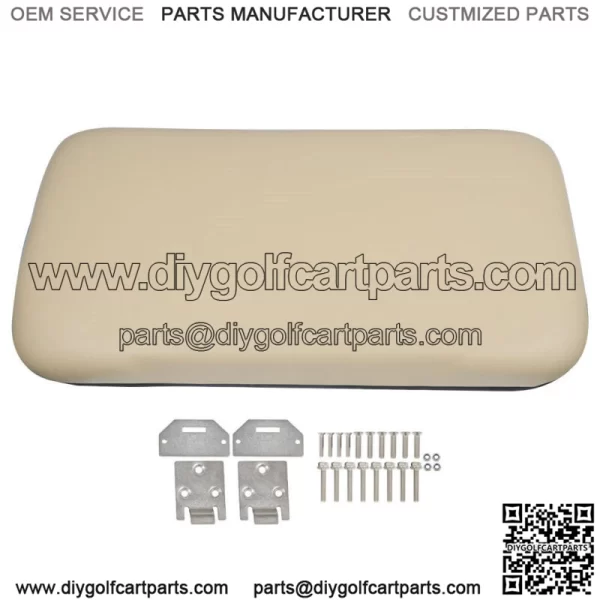 Tan Golf Cart Front Seat Bottom With Hardware for EZGO Medalist, TXT 1994-2013