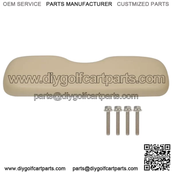 New Tan Golf Cart Front Seat Lean Back Cushion For EZGO Medalist  TXT 1994-2013