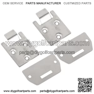 NEW Set of 2 Seat Bottom Hinge and Plate for EZGO TXT/Medalist 1995 Up Golf Cart