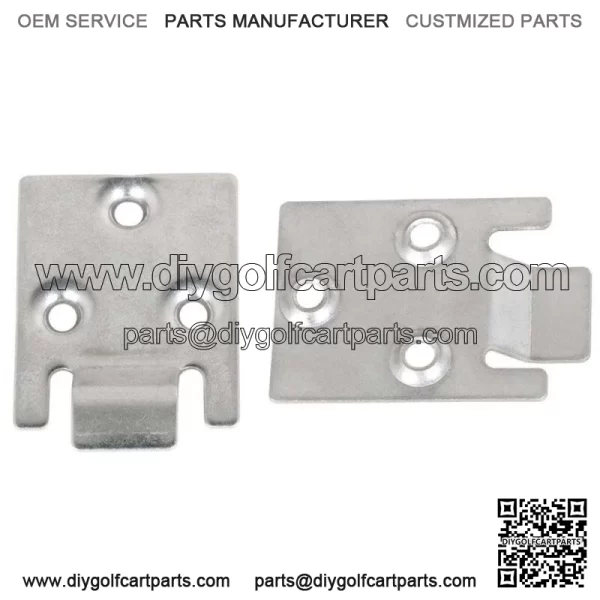 NEW Set of 2 Seat Bottom Hinge and Plate for EZGO TXT/Medalist 1995 Up Golf Cart - Image 5