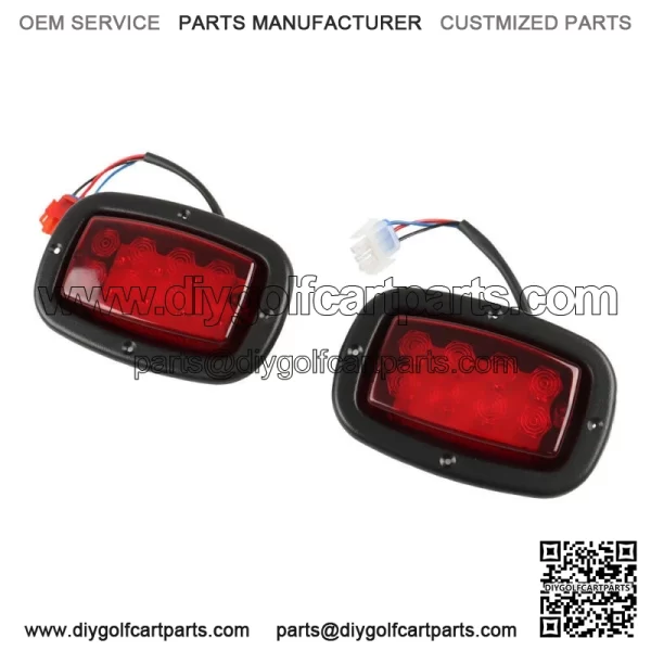 Golf Cart LED Headlight and Tail Light Kit  Fits For Club Car DS Carts 1993-UP - Image 5