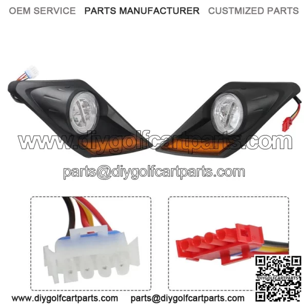 Fits For Yamaha Drive2 Golf Cart LED Headlight Taillight Light Kit ( 2017-Up ) - Image 5