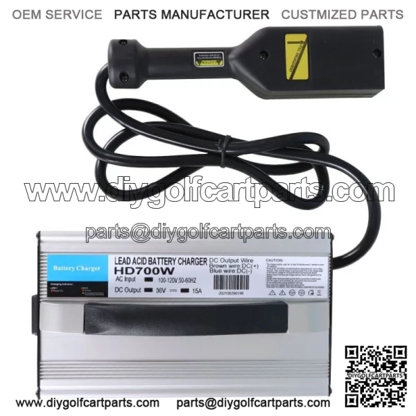 36 Volt 15 Amp Battery Charger Fits For EZGO TXT 1996-Up Golf Cart - Image 2