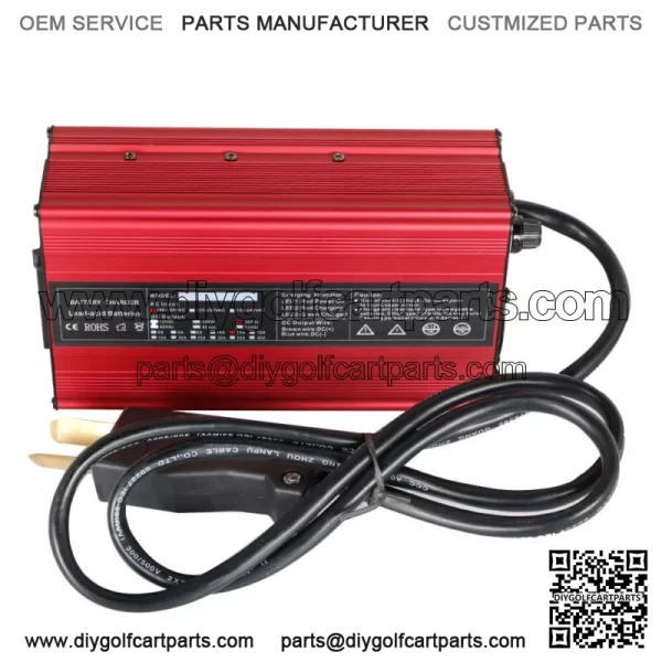 For Club Car Yamaha EZGO - "Crowfoot" Style Plug 36 Volt 12Amp Golf Cart Charger - Image 2