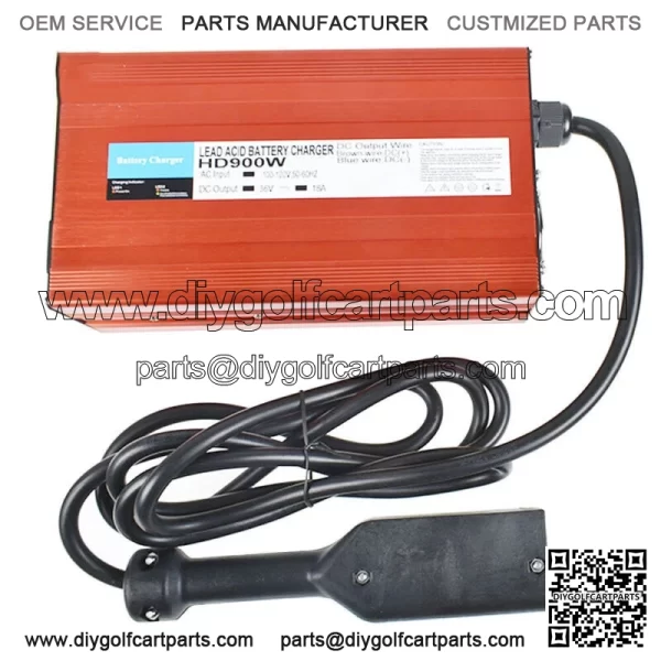 Fits For E-Z-GO TXT Golf Carts Models 36V 18A Battery Charger - "D" Style Plug - Image 5
