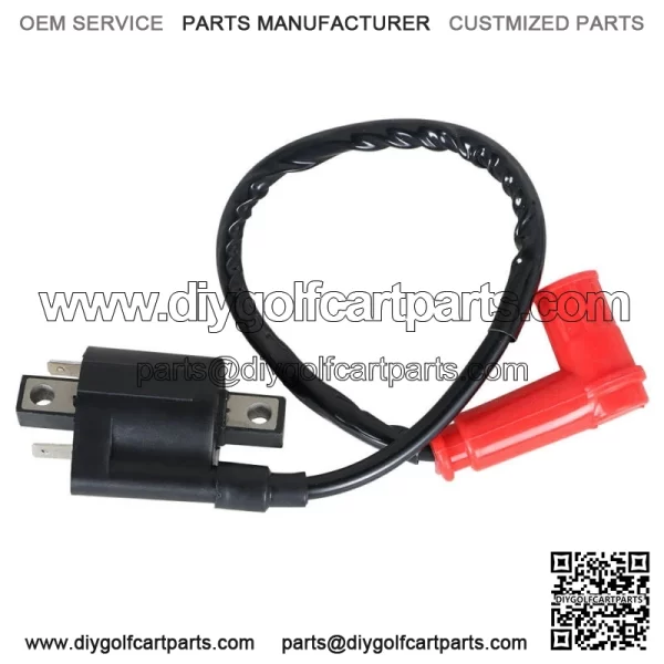 For Yamaha Gas Golf Cart G9 Ignition Coil Ignitor CDI Box & Spark Plug 1990-1995 - Image 3