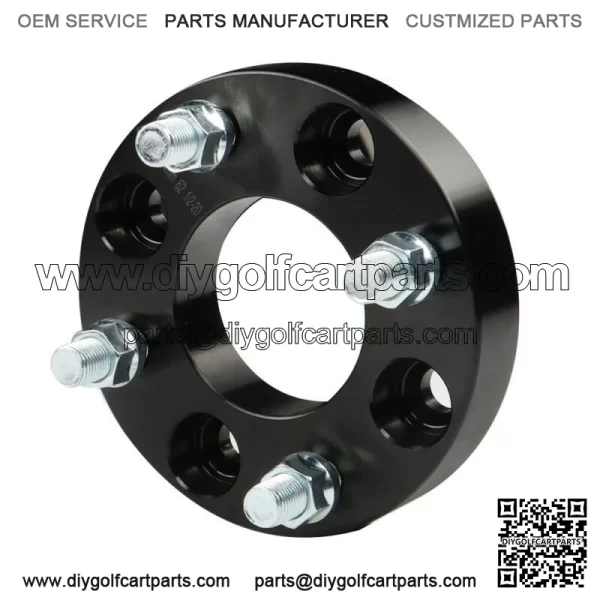 4pcs 1 inch 4x4 Black ATV Wheel Spacers Fit for EZ GO EZGO Club Car Golf Cart - Image 5