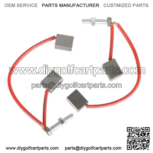 For Club Car Precedent Gasoline Ezgo Golf Cart Starter Generator Motor Brush Set - Image 2