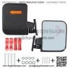 Golf Cart Side Mirrors W/ Led Arrow Turn Signal For EZGO Club Car YAMAHA