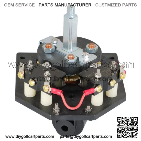 For E-Z-GO TXT 1994 - Up Golf Carts Forward and Reverse Switch Assembly Black - Image 3