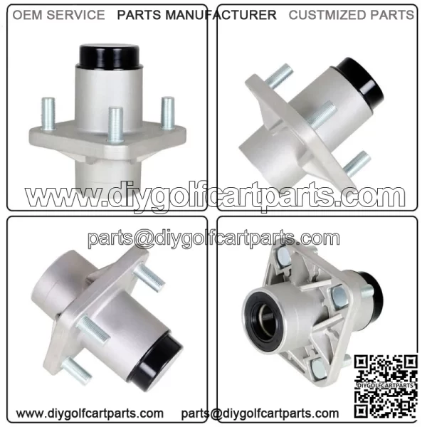 Front Hub Assembly Wheel Hub For EZGO TXT/ Medalist G/E Golf Cart 1976-2001.5 - Image 4