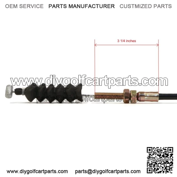Throttle/Accelerator Cable, 67 1/2" Long for Yamaha G14, G16, G22 Gas Golf Carts - Image 2