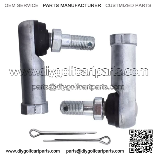 2 Steering Tie Rod End (RH thread) for Club Car Precedent G&E Golf Cart Kart 04+