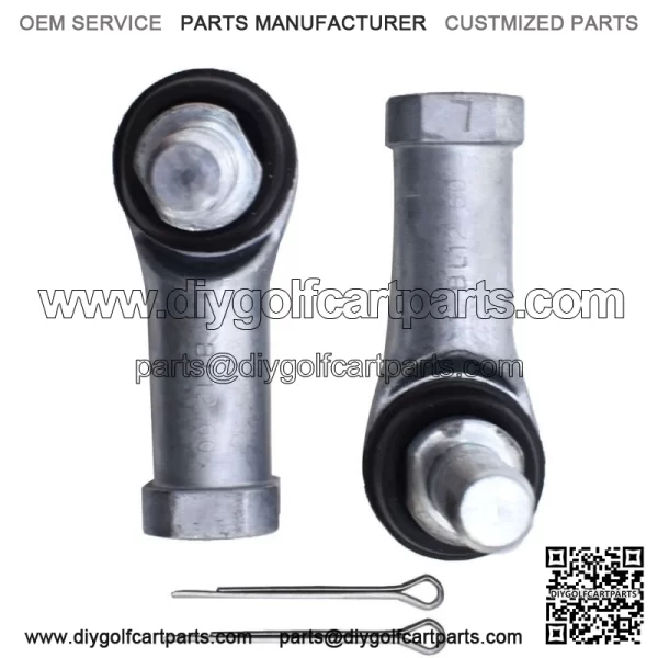 2 Steering Tie Rod End (RH thread) for Club Car Precedent G&E Golf Cart Kart 04+ - Image 3