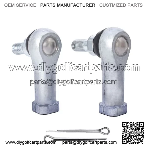 2 Steering Tie Rod End (RH thread) for Club Car Precedent G&E Golf Cart Kart 04+ - Image 5