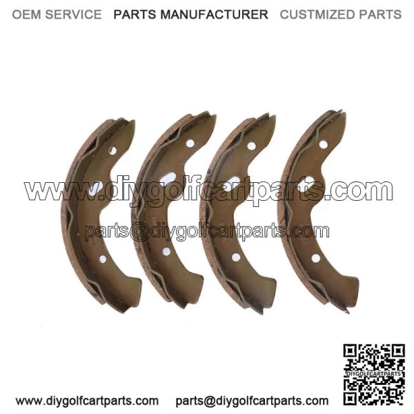 (4) For EZGO (1997-Up) Txt/Medalist & RXV Gas 2008+ Golf Cart Brake Shoes - Image 3