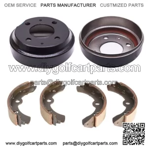 Gas/Electric Golf Cart Brake Drums Shoes Kits for Yamaha G1, G2, G8, G9 (82-92)