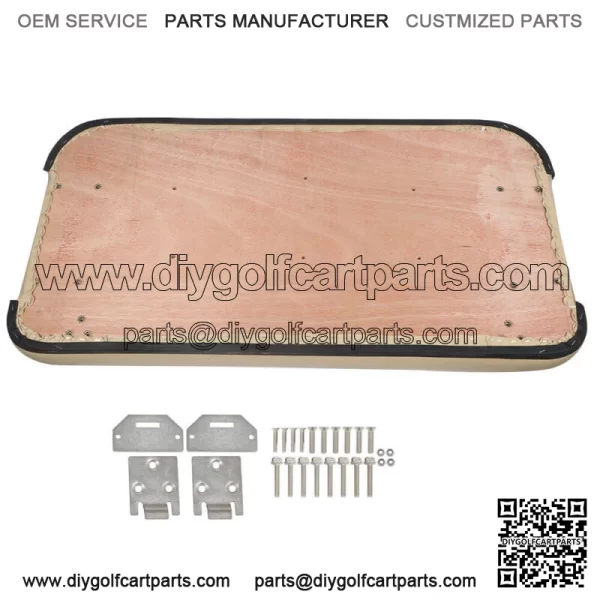 Golf Cart Tan Front Seat Bottom W/Hardware lid For EZGO Medalist TXT 1994 -2013 - Image 2