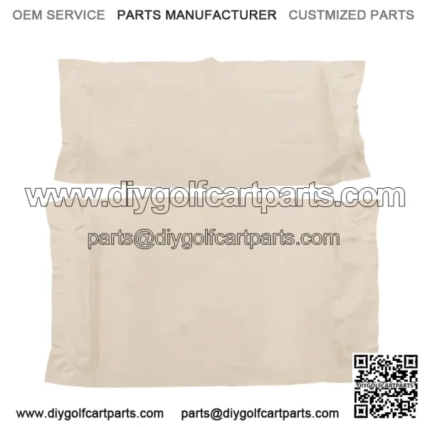 Front Seat Cover For Club Car Precedent Golf Cart - White Color(Bottom+Backrest) - Image 2