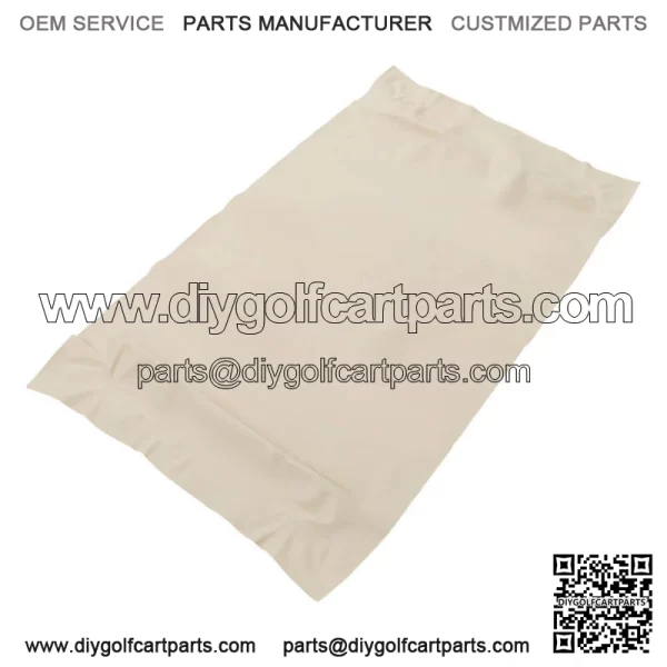 Front Seat Cover For Club Car Precedent Golf Cart - White Color(Bottom+Backrest) - Image 4