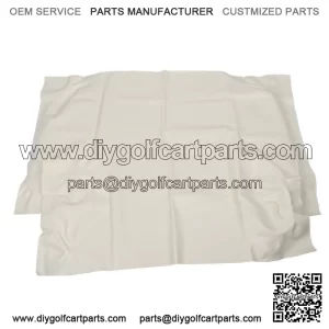 White Front Seat Cover Set For EZGo TXT 1995-2013 Golf Cart #71602-G01 71753-G0