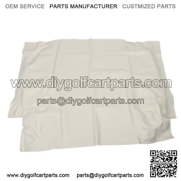 White Front Seat Cover Set For EZGo TXT 1995-2013 Golf Cart #71602-G01 71753-G0