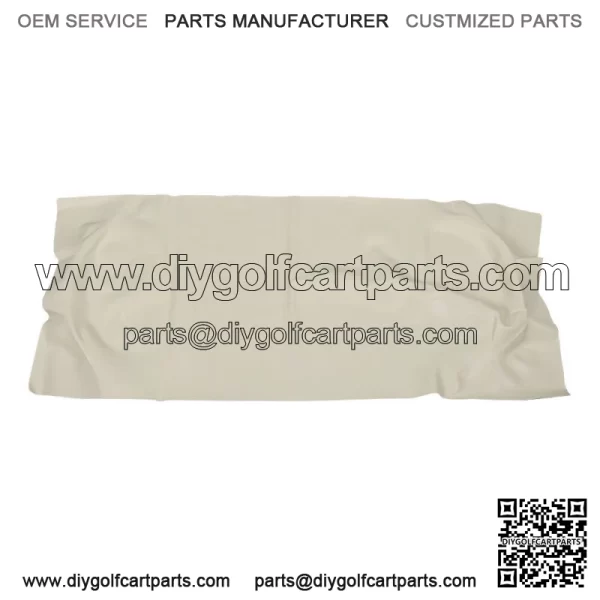 White Front Seat Cover Set For EZGo TXT 1995-2013 Golf Cart #71602-G01 71753-G0 - Image 4