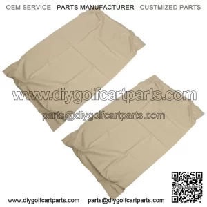 Front Seat Cover For Golf Cart Club Car Precedent - Brown Color(Bottom&Backrest)