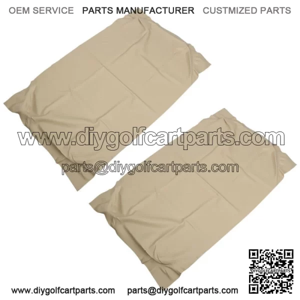 Front Seat Cover For Golf Cart Club Car Precedent - Brown Color(Bottom&Backrest)