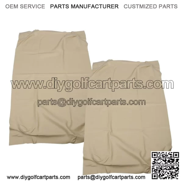 Front Seat Cover For Golf Cart Club Car Precedent - Brown Color(Bottom&Backrest) - Image 2